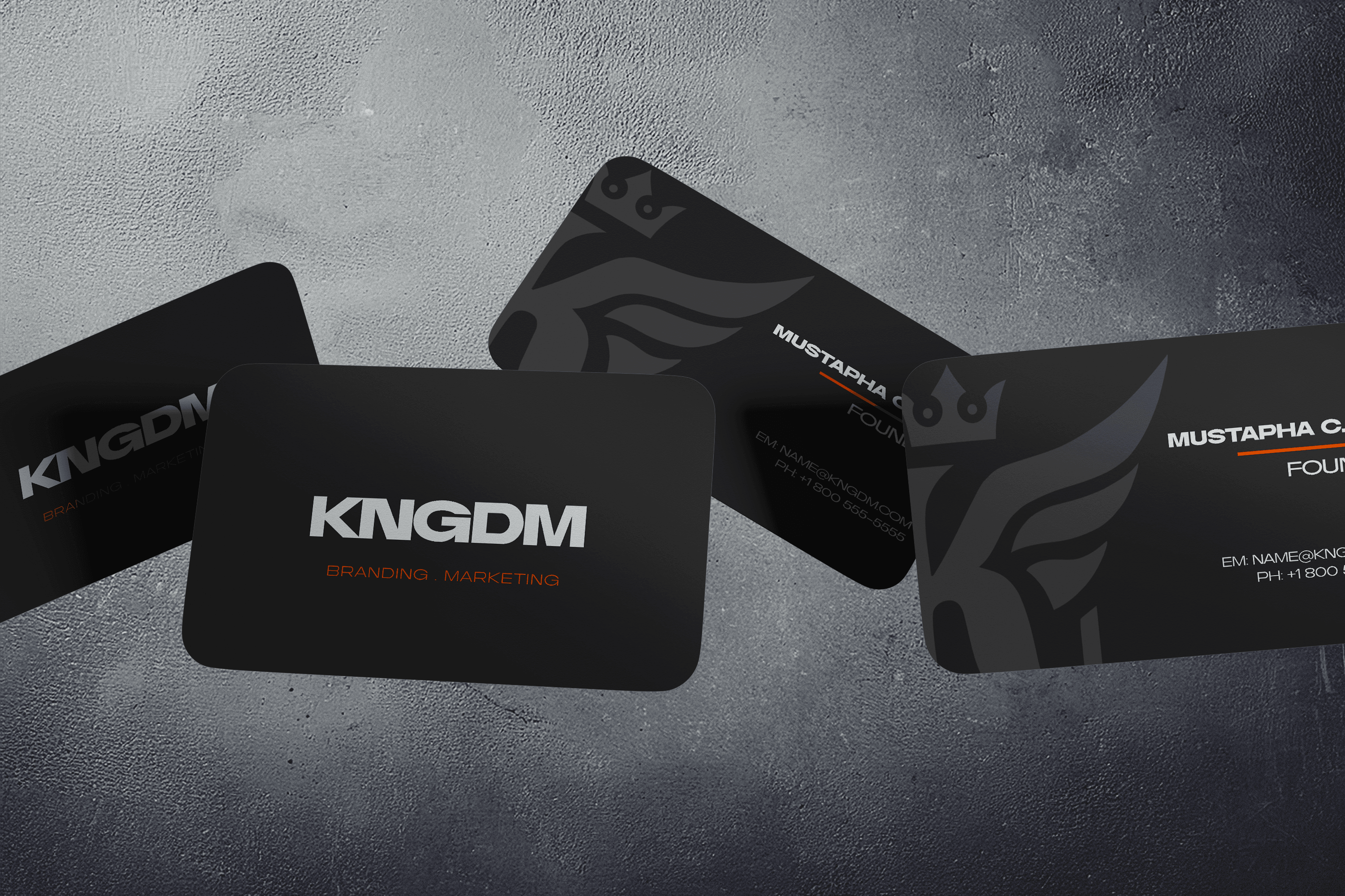 KNGDM Business Card Design