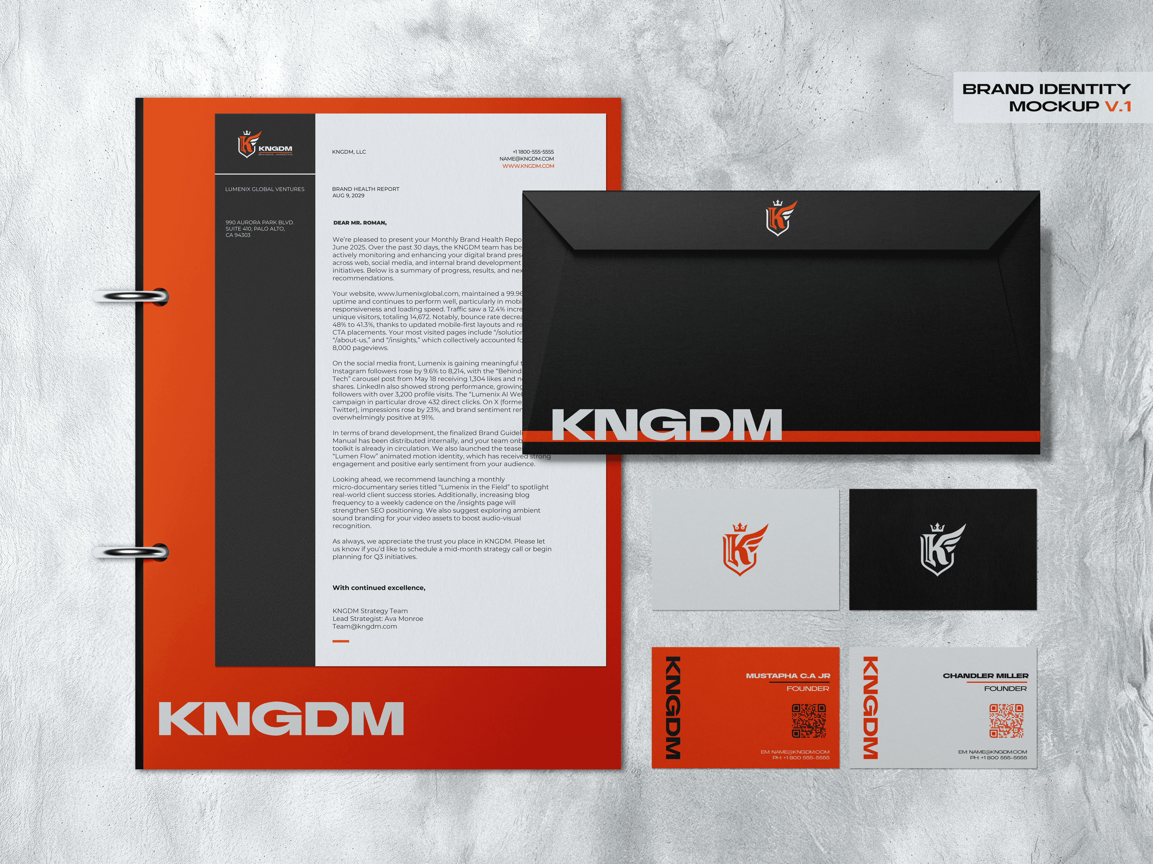KNGDM Brand Identity System - KNGDM