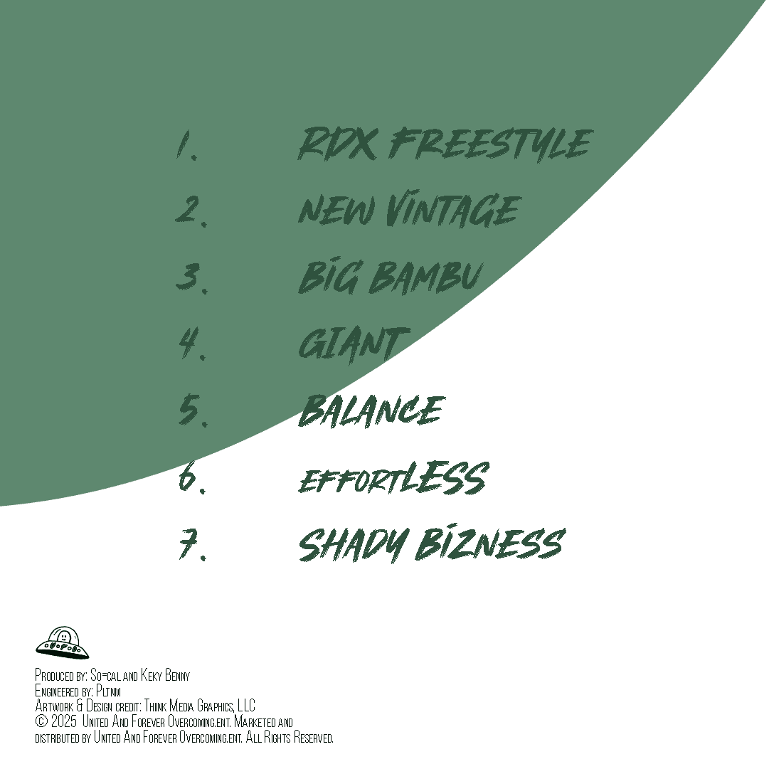 Album Track List Design