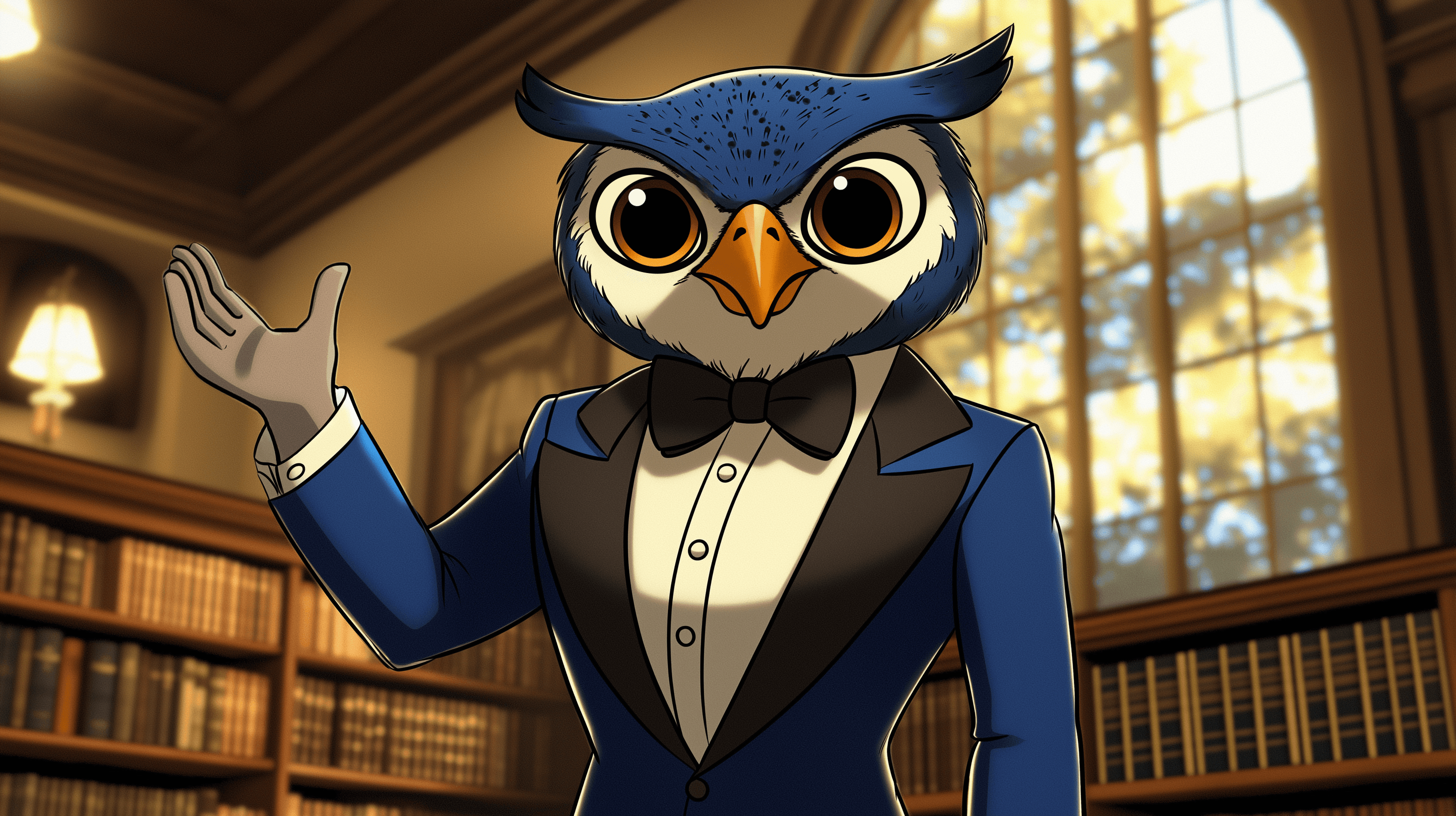 Oliver Owl Character Design