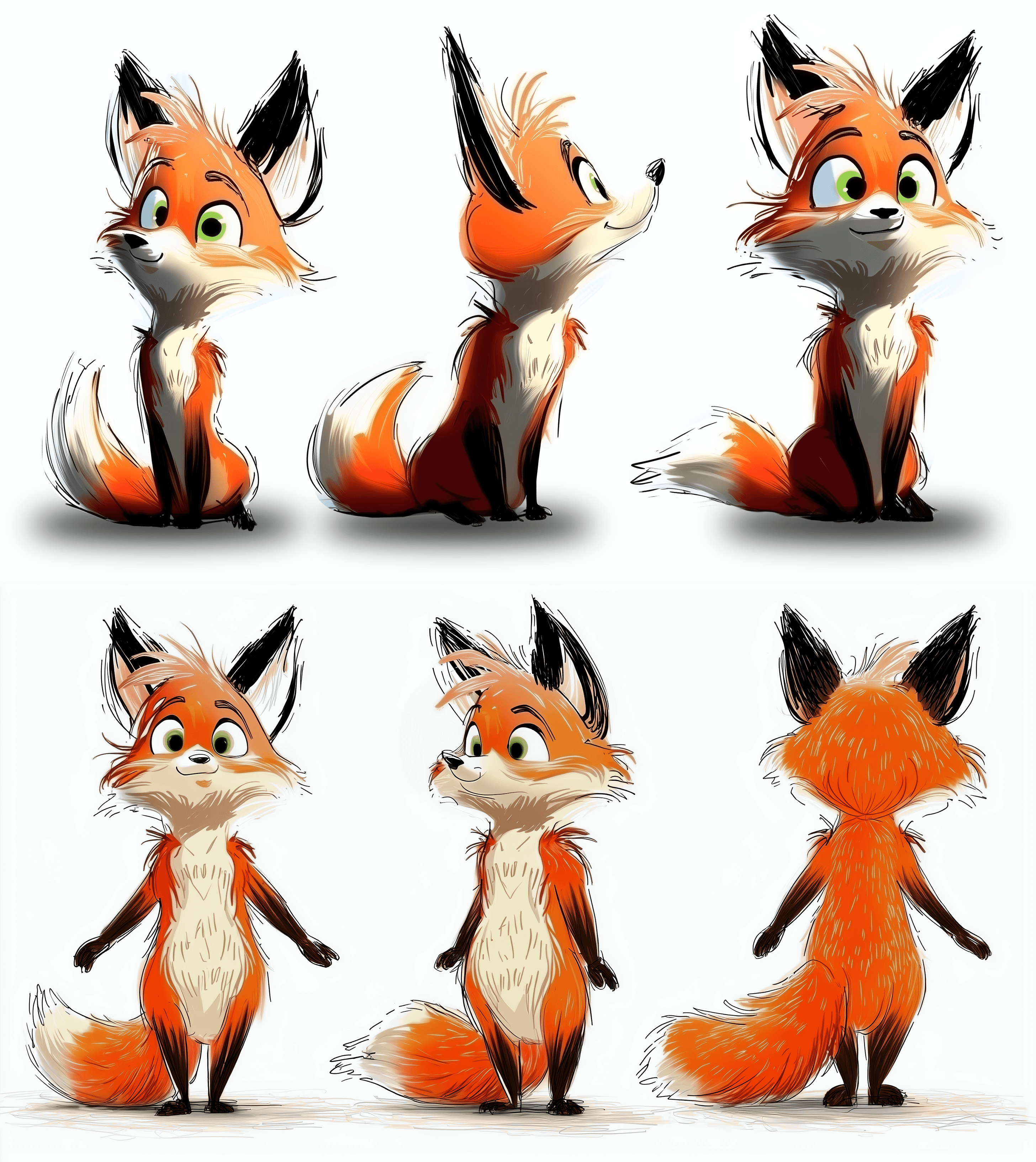 Sophie Fox Character Turnaround