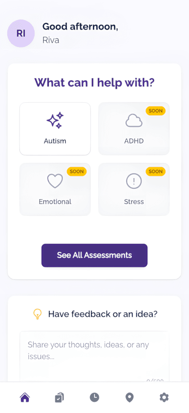 Neo Sophia App Screener